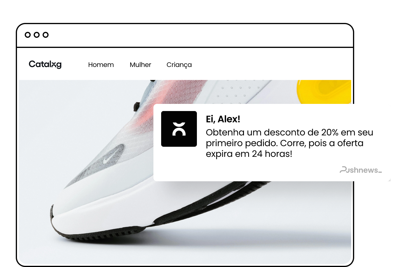 OnSite Popup adaptado ao comportamento do visitante com resposta imediata